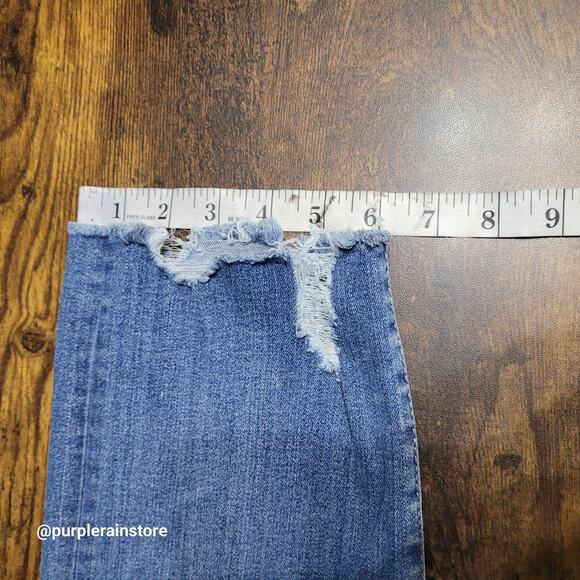 BKE Jeans Size 32 Gabby Curvy Fit Straight High Rise Tummy Control Raw Hem - Picture 11 of 12